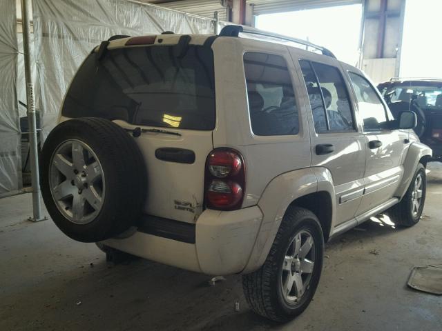 1J4GL58K45W533105 - 2005 JEEP LIBERTY LI WHITE photo 4