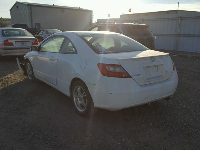 2HGFG12649H537669 - 2009 HONDA CIVIC LX WHITE photo 3