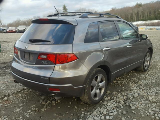 5J8TB18588A004768 - 2008 ACURA RDX TECHNO GRAY photo 4