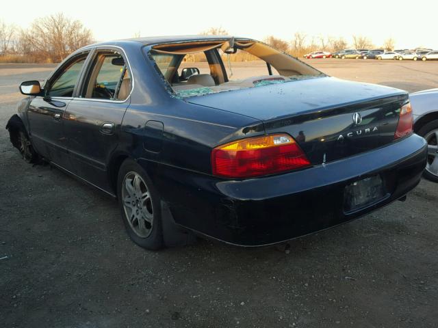 19UUA5664YA007371 - 2000 ACURA 3.2TL BLACK photo 3