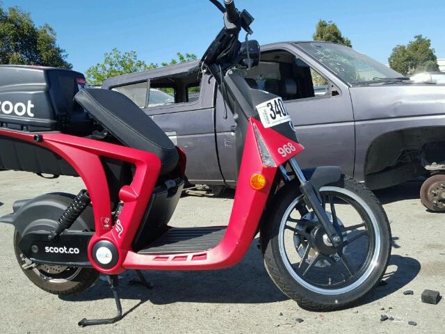 58DGS4116GAV00845 - 2016 SCOO SCOOTER RED photo 1