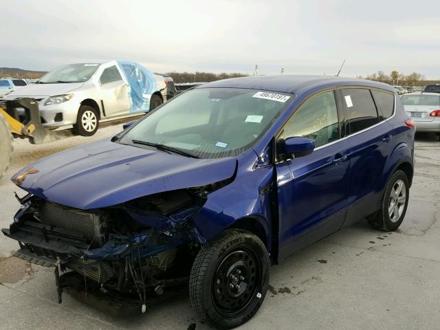 1FMCU9GX0GUA76924 - 2016 FORD ESCAPE SE BLUE photo 2