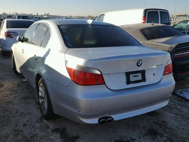 WBANB33575B115759 - 2005 BMW 545 I SILVER photo 3