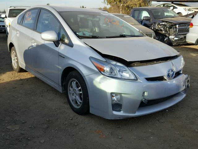 JTDKN3DU4A0227234 - 2010 TOYOTA PRIUS SILVER photo 1