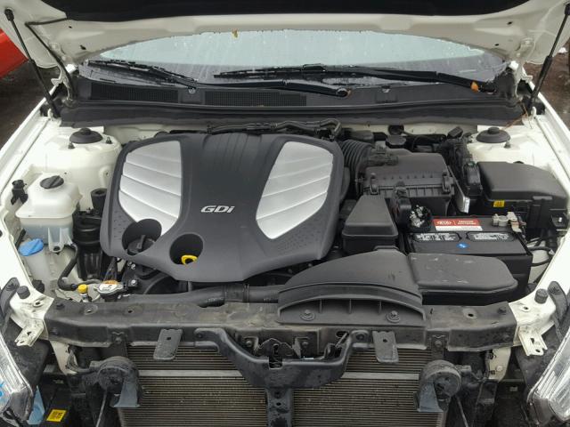 KNALN4D77E5139904 - 2014 KIA CADENZA PR WHITE photo 7