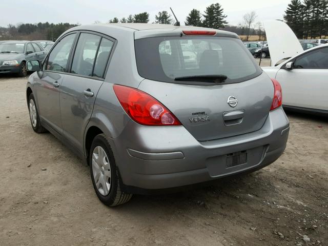 3N1BC1CP1CK808484 - 2012 NISSAN VERSA S SILVER photo 3