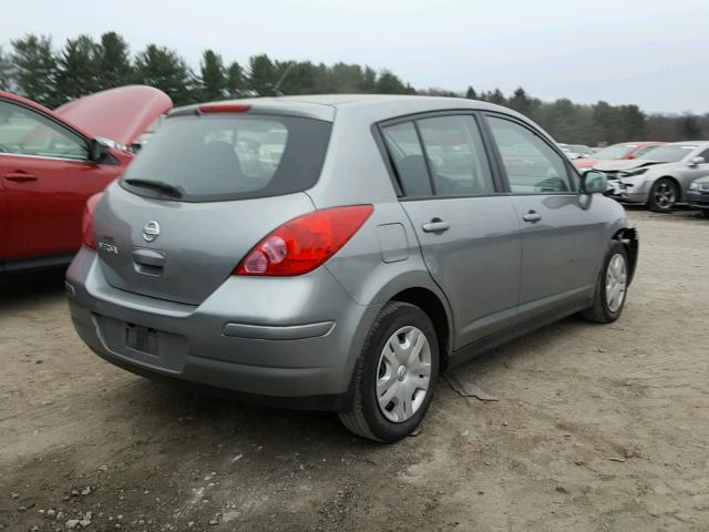 3N1BC1CP1CK808484 - 2012 NISSAN VERSA S SILVER photo 4