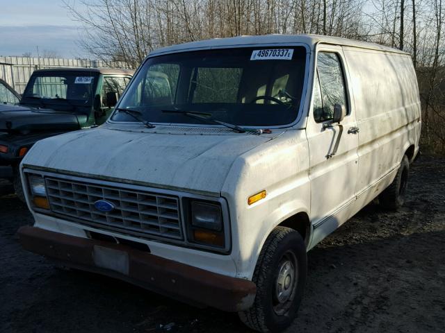 1FTDE14Y4MHA71413 - 1991 FORD ECONOLINE WHITE photo 2