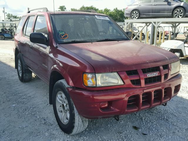 4S2CK58W844301440 - 2004 ISUZU RODEO S BURGUNDY photo 1