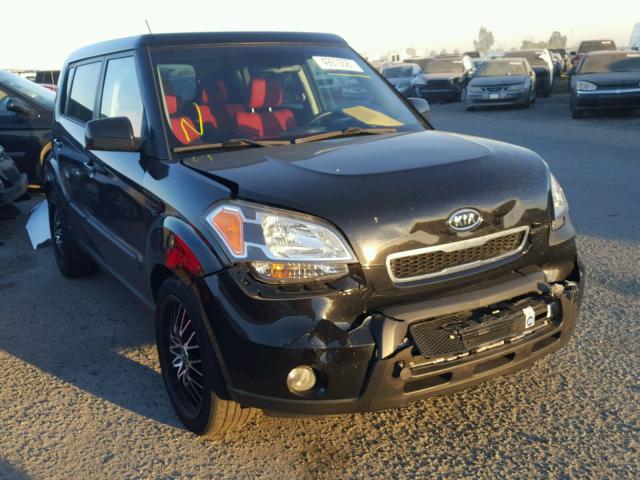 KNDJT2A25B7285103 - 2011 KIA SOUL BLACK photo 1