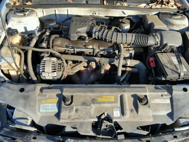 1G1JC124317272903 - 2001 CHEVROLET CAVALIER SILVER photo 7