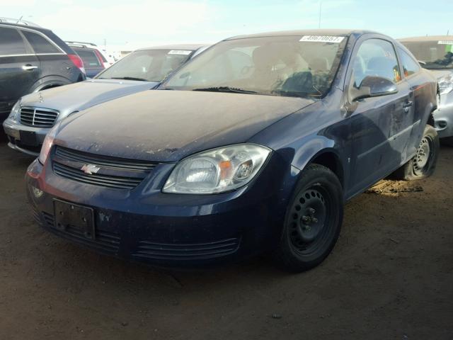 1G1AL18F087199539 - 2008 CHEVROLET COBALT LT BLUE photo 2