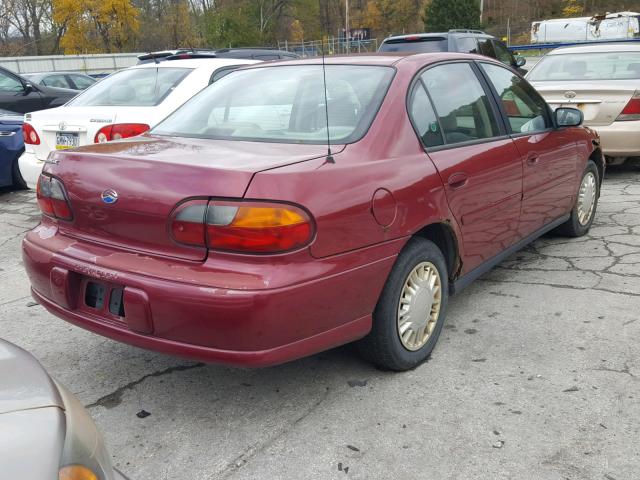 1G1ND52F14M634059 - 2004 CHEVROLET CLASSIC RED photo 4