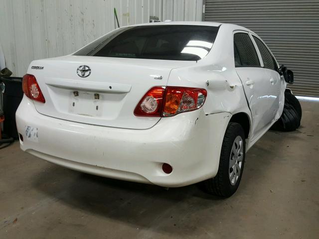 1NXBU40E89Z109520 - 2009 TOYOTA COROLLA BA WHITE photo 4