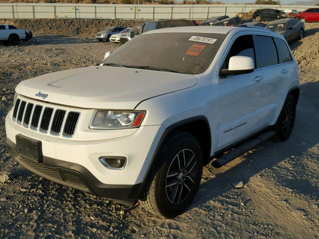 1C4RJEAG5EC270893 - 2014 JEEP GRAND CHER WHITE photo 2