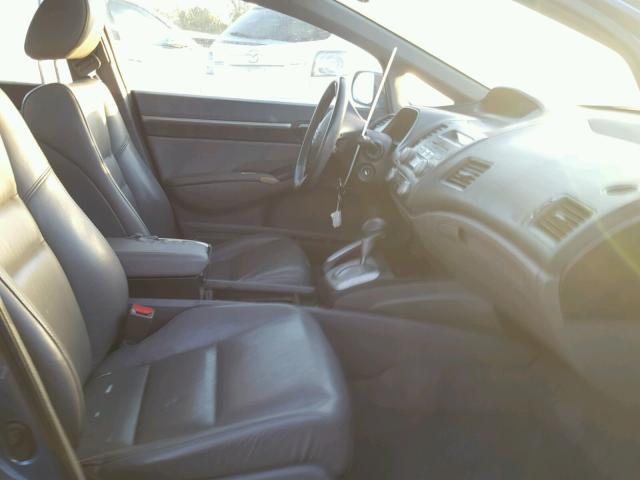 19XFA16979E002609 - 2009 HONDA CIVIC EXL ლურჯი ფოტო 5