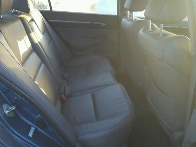 19XFA16979E002609 - 2009 HONDA CIVIC EXL ლურჯი ფოტო 6