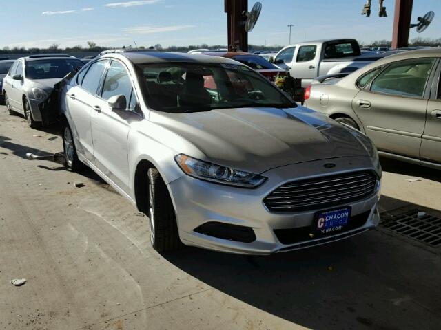 1FA6P0H72G5105097 - 2016 FORD FUSION SE SILVER photo 1