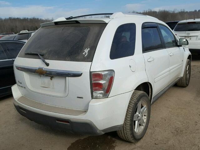 2CNDL73F166019671 - 2006 CHEVROLET EQUINOX LT WHITE photo 4