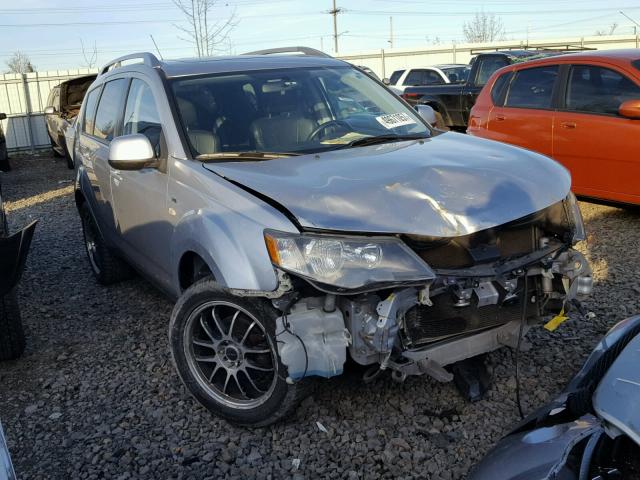 JA4MT41X58Z603670 - 2008 MITSUBISHI OUTLANDER SILVER photo 1