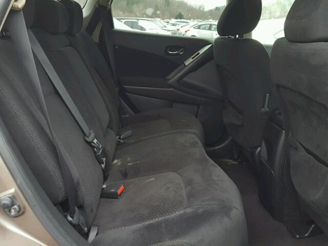 JN8AZ18W09W110487 - 2009 NISSAN MURANO S CHARCOAL photo 6