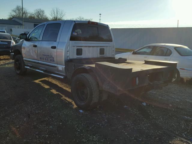 3D7MX49A78G144433 - 2008 DODGE RAM 3500 SILVER photo 3