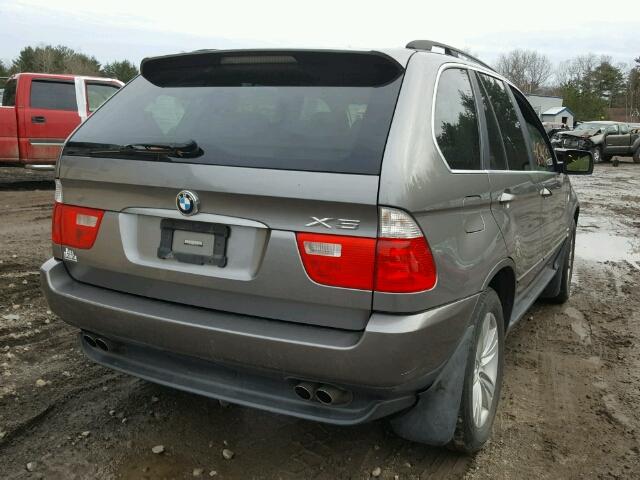 5UXFB53594LV07944 - 2004 BMW X5 4.4I GRAY photo 4