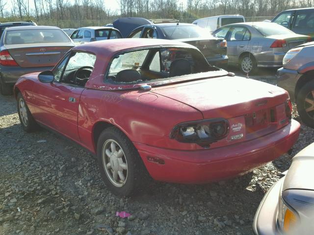 JM1NA3529L0140311 - 1990 MAZDA MX-5 MIATA RED photo 3