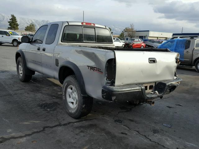 5TBBT44193S402572 - 2003 TOYOTA TUNDRA ACC SILVER photo 3