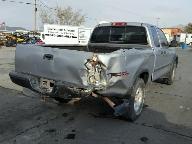 5TBBT44193S402572 - 2003 TOYOTA TUNDRA ACC SILVER photo 4