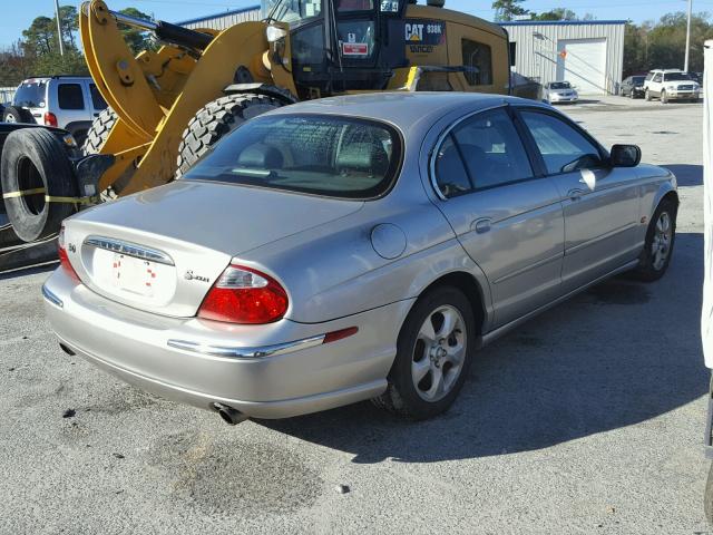 SAJDA01C3YFL09625 - 2000 JAGUAR S-TYPE SILVER photo 4