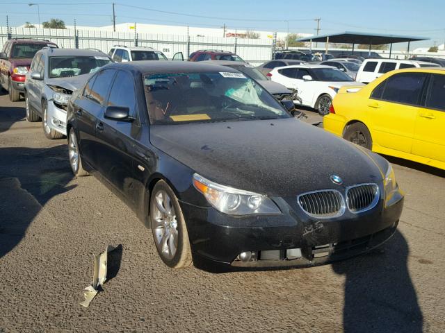 WBANB53557CP06908 - 2007 BMW 550 I BLACK photo 1