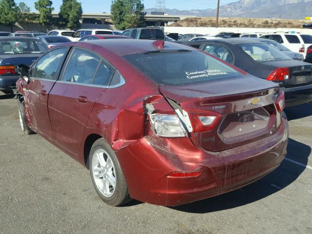 1G1BE5SM8G7241175 - 2016 CHEVROLET CRUZE LT RED photo 3