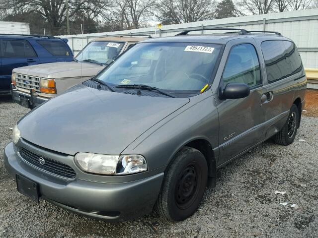 4N2XN11T9XD839871 - 1999 NISSAN QUEST SE GREEN photo 2