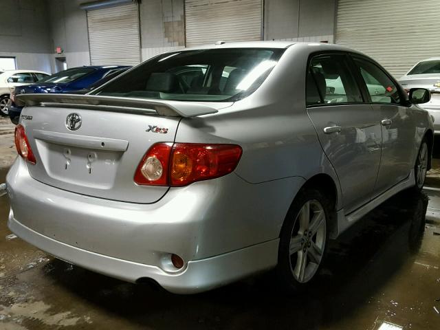2T1BE40E09C026078 - 2009 TOYOTA COROLLA XR 银色 照片 4