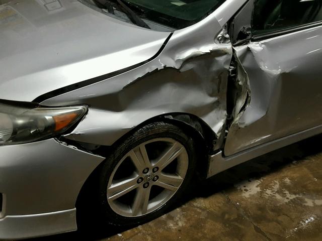2T1BE40E09C026078 - 2009 TOYOTA COROLLA XR 银色 照片 9