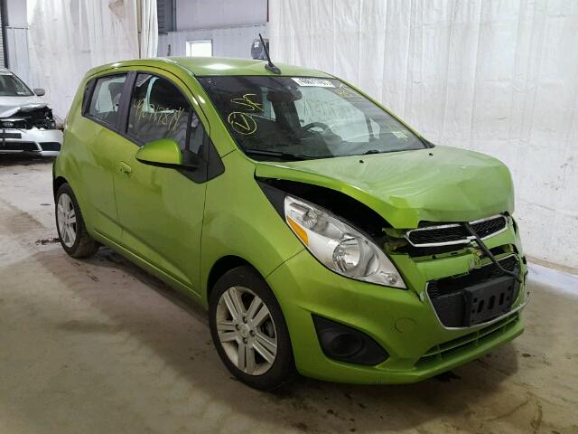 KL8CB6S92EC496505 - 2014 CHEVROLET SPARK LS GREEN photo 1