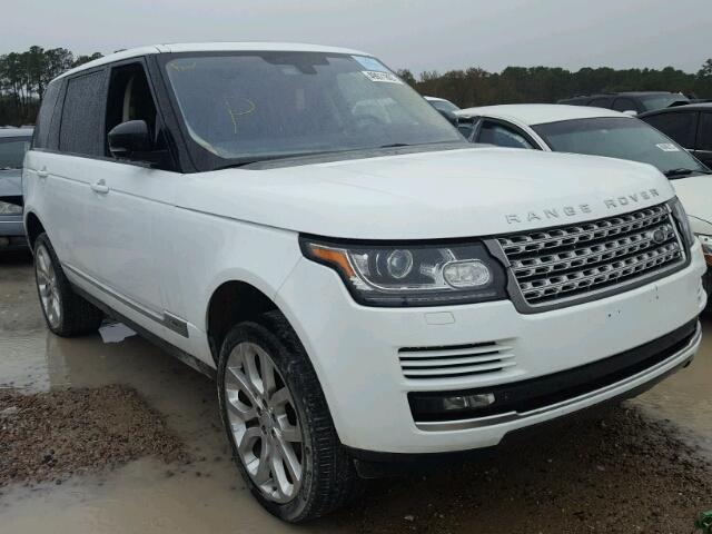 SALGS3TF6FA221270 - 2015 LAND ROVER RANGE ROVE WHITE photo 1