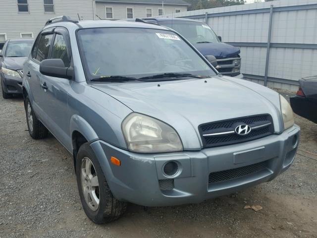 KM8JM12B95U210511 - 2005 HYUNDAI TUCSON GL BLUE photo 1