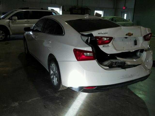 1G1ZE5ST7HF266162 - 2017 CHEVROLET MALIBU LT WHITE photo 1