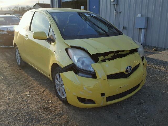 JTDJT903795230368 - 2009 TOYOTA YARIS YELLOW photo 1