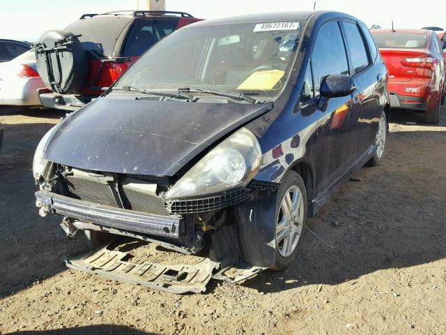 JHMGD38628S073124 - 2008 HONDA FIT SPORT PURPLE photo 2