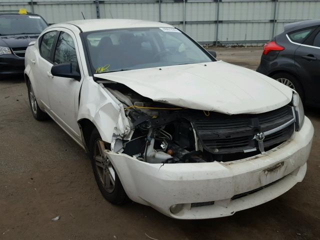 1B3LC56K08N653745 - 2008 DODGE AVENGER SX WHITE photo 1