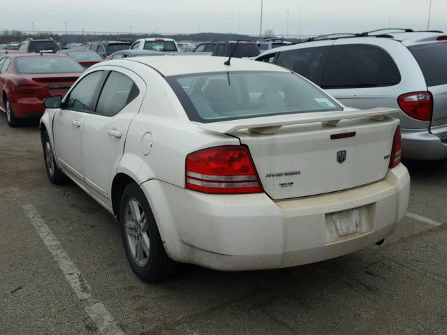 1B3LC56K08N653745 - 2008 DODGE AVENGER SX WHITE photo 3