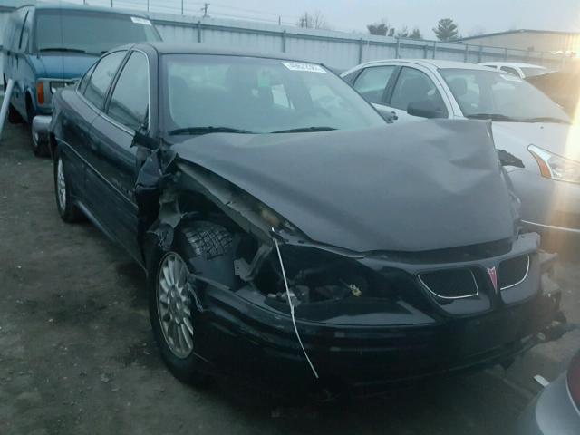 1G2NG52E6YM747487 - 2000 PONTIAC GRAND AM S BLACK photo 1