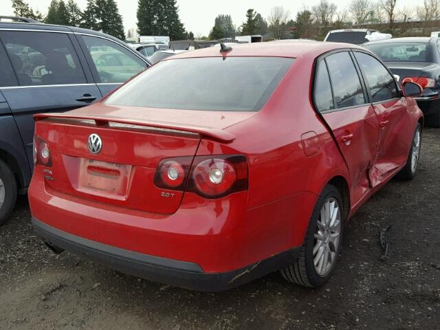 3VWRJ71K69M045318 - 2009 VOLKSWAGEN JETTA WOLF RED photo 4