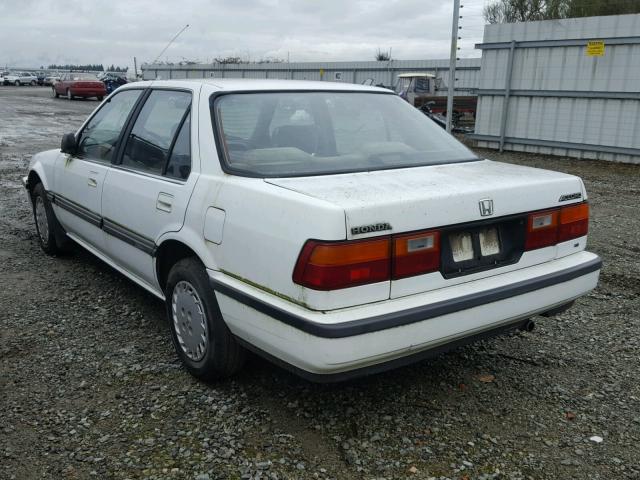 JHMCA5636KC006099 - 1989 HONDA ACCORD LX WHITE photo 3