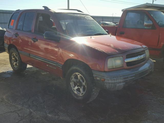 2CNBJ13C2Y6920566 - 2000 CHEVROLET TRACKER MAROON photo 1