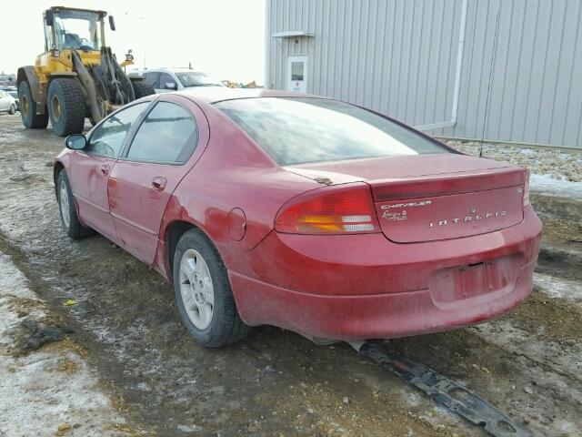 2C3HH46R04H655323 - 2004 CHRYSLER INTREPID S 红色 照片 3