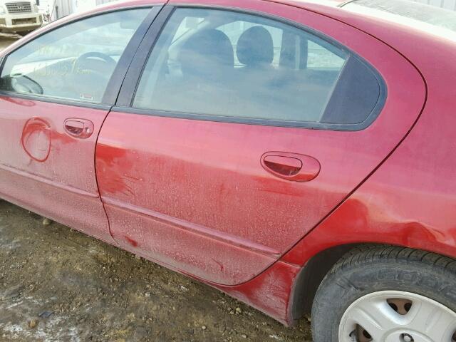 2C3HH46R04H655323 - 2004 CHRYSLER INTREPID S 红色 照片 9